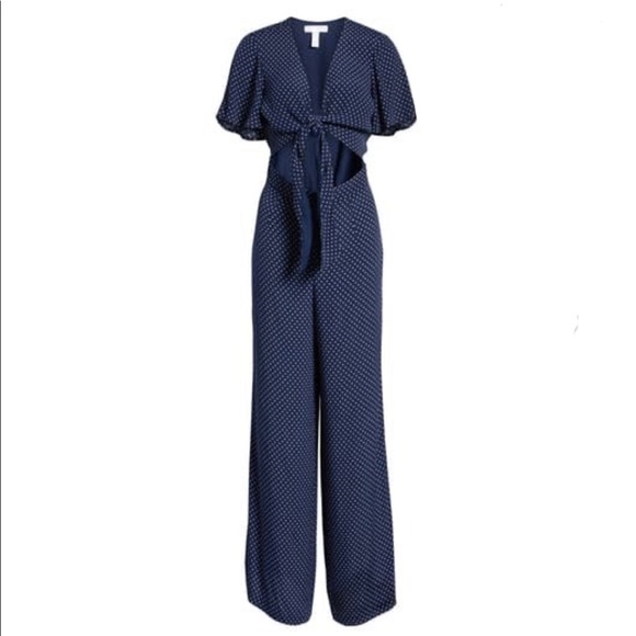 leith tie front jumpsuit